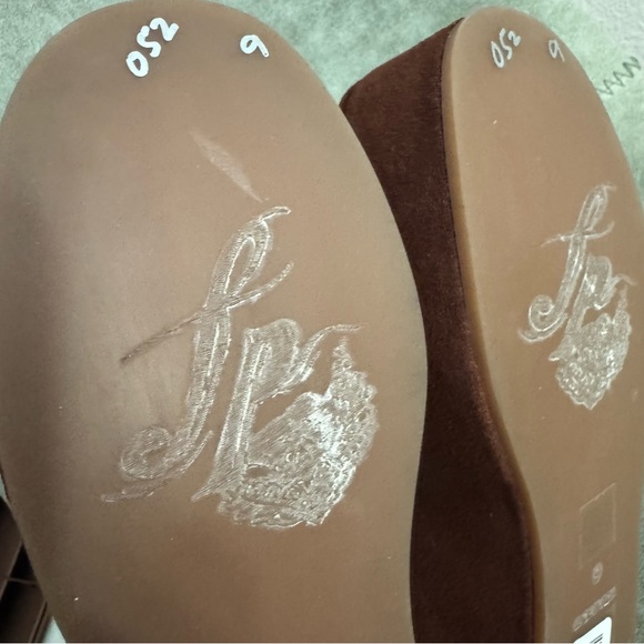 NWT Free People Beach Party Suede Slingback Platform Sandals Sz 9 - Picture 11 of 16